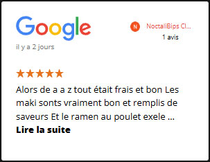 avis client google février